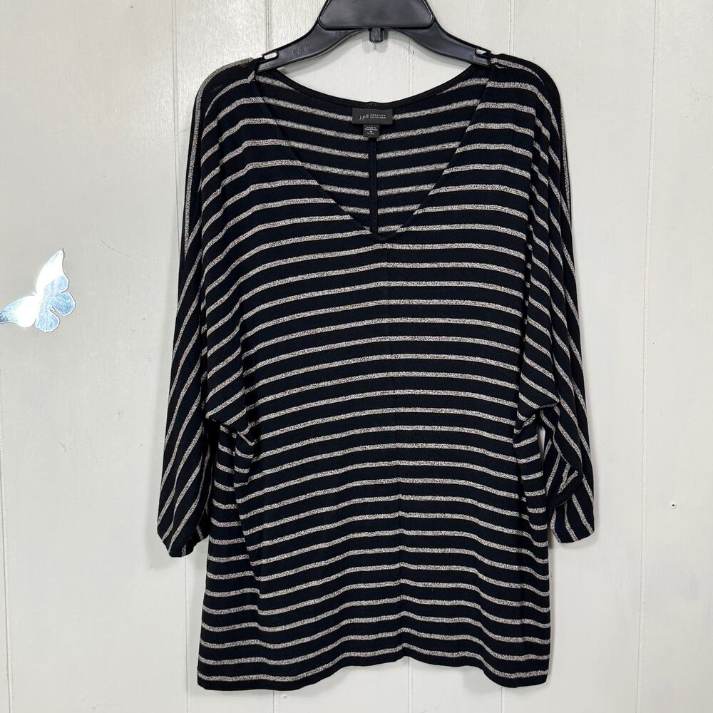 J. Jill Womens Pullover Knit Top Size Petite Medium Wearever Collection Tunic